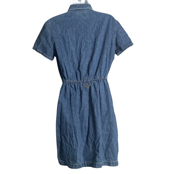 Vintage‎ St. John's Bay Denim Shirtdress 8P - Picture 3 of 5